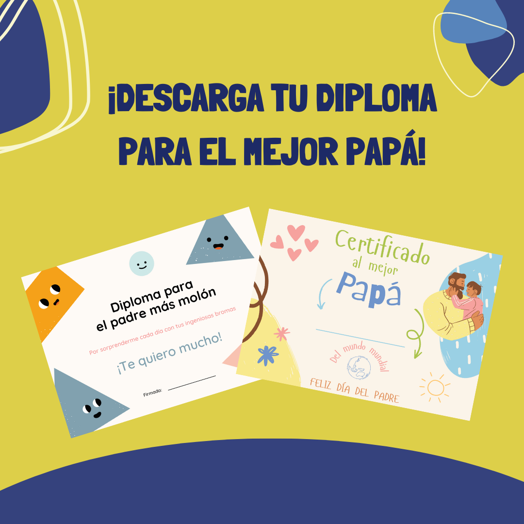 Diplomas Dia Del Padre Diplomas Día del Padre - Truco y Educo